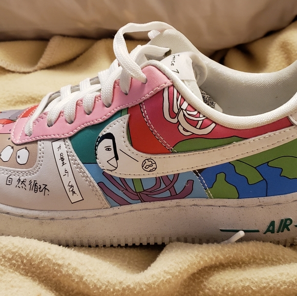 FINAL SALE Ruohan Wang Nike Air Force 1 size 6 Men's very good cond barely worn - Picture 6 of 16